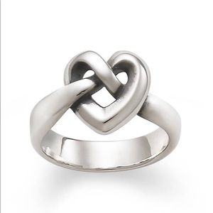 James Avery - heart tie ring